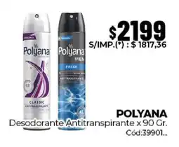 Diarco Polyana desodorante antitranspirante oferta