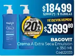 Diarco Bagovit crema a extra seca emulsión oferta