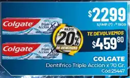 Diarco Colgate dentifrico triple acción oferta