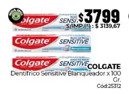 Diarco Colgate dentifrico sensitive blanqueador oferta