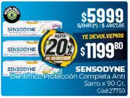 Diarco Sensodyne dentifrico protección completa anti sarro oferta