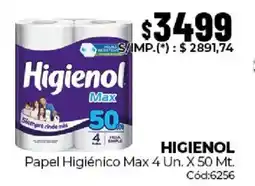 Diarco Higienol papel higiénico max oferta