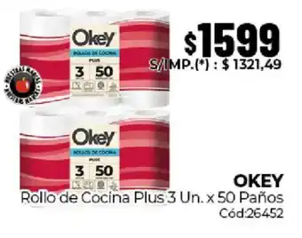 Diarco Okey rollo de cocina plus oferta
