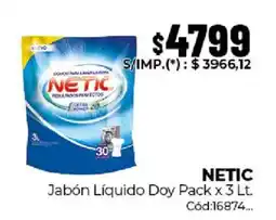 Diarco Netic jabón líquido doy pack oferta