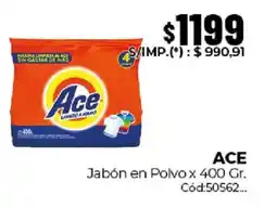 Diarco Ace jabón en polvo oferta