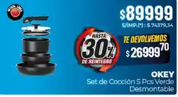 Diarco Okey set de cocción verde desmontable oferta