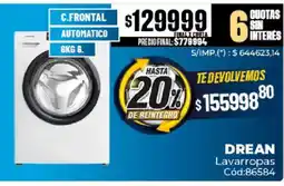 Diarco Drean lavarropas oferta