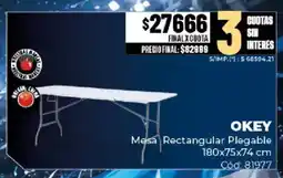 Diarco Okey mesa rectangular plegable oferta