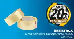 Diarco Resistack cinta adhesiva transparente oferta