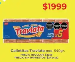 Supermercados Vea Traviata galletitas paq. oferta