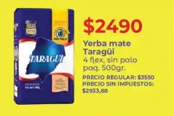 Supermercados Vea Taragüi yerba mate oferta