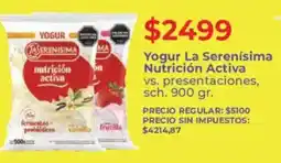 Supermercados Vea La serenísima yogur nutrición activa vs. presentaciones, sch. oferta