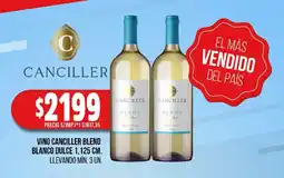 Supermercados Yaguar Canciller vino blend blanco dulce oferta