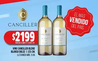 Canciller vino blend blanco dulce