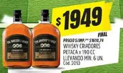 Supermercados Yaguar Petaca whisky criadores oferta