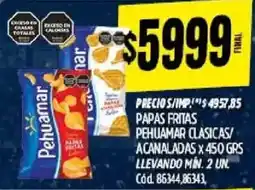 Supermercados Yaguar Pehuamar clasicas/ acanaladas oferta