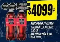 Supermercados Yaguar Coca cola gaseosa oferta