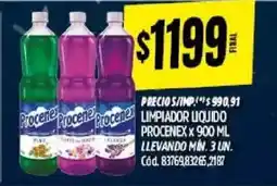 Supermercados Yaguar Procenex limpiador liquido oferta
