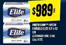 Supermercados Yaguar Elite pañuelo oferta