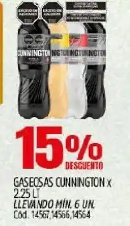 Supermercados Yaguar Cunnington gaseosas oferta