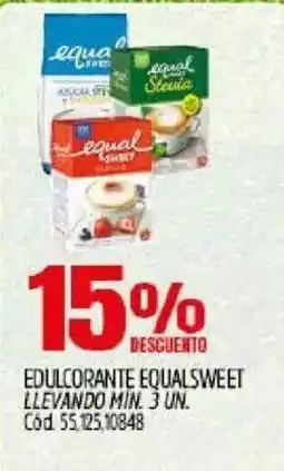 Supermercados Yaguar Equalsweet edulcorante oferta