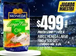 Supermercados Yaguar Arroz moneda largo fino oferta