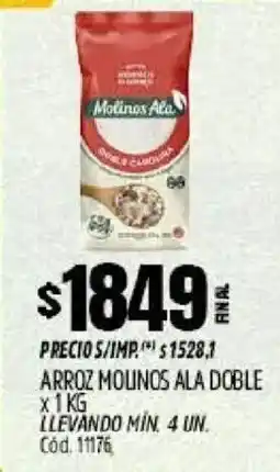 Supermercados Yaguar Arroz molinos ala doble oferta