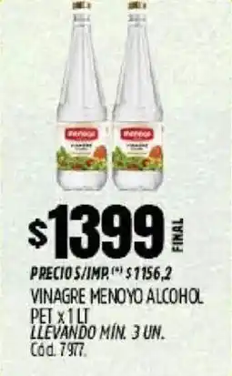 Supermercados Yaguar Vinagre menoyo alcohol pet oferta