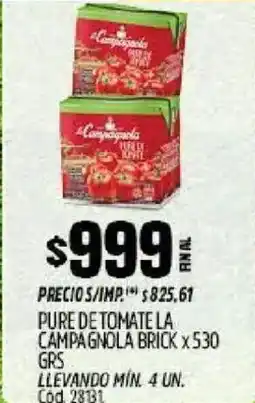 Supermercados Yaguar La campagnola pure de tomate brick oferta