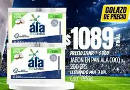 Supermercados Yaguar Ala jabon en pan coco oferta