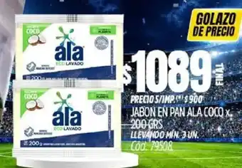 Supermercados Yaguar Ala jabon en pan coco oferta