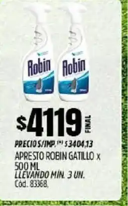Supermercados Yaguar Robin apresto gatillo oferta