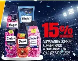 Supermercados Yaguar Comfort suavizantes concentrado oferta