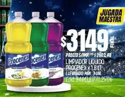 Supermercados Yaguar Procenex limpiador liquido oferta