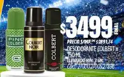 Supermercados Yaguar Colbert desodorante oferta