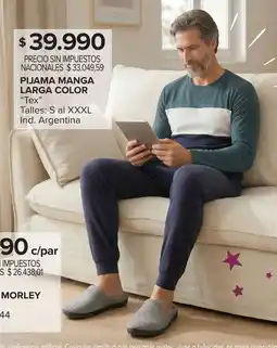 Carrefour Maxi Tex pijama manga larga color oferta