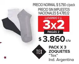 Carrefour Maxi Tex pack oferta
