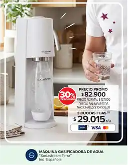 Carrefour Maxi Sodastream terra máquina gasificadora de agua oferta