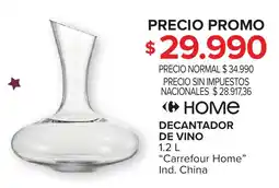 Carrefour Maxi Carrefour home decantador de vino oferta