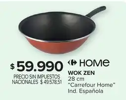 Carrefour Maxi Carrefour home wok zen oferta