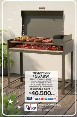 Carrefour Maxi Nuke parrilla pacífico oferta