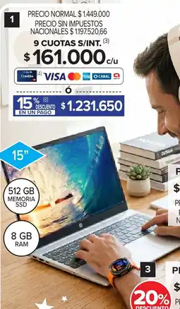 Carrefour Maxi Hp notebook 15" oferta