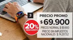 Carrefour Maxi Noga smartwatch 400mah amoled ng sw23nj oferta