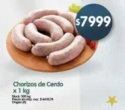 Supermercados Buenos Días Chorizos de cerdo oferta