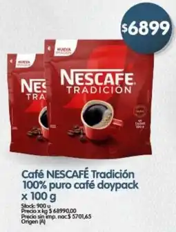 Supermercados Buenos Días Nescafé café tradición 100% puro café doypack oferta