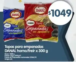 Supermercados Buenos Días Danal tapas para empanadas horno/freir oferta