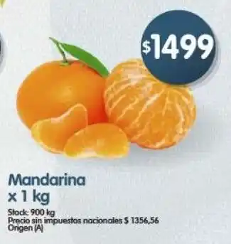 Supermercados Buenos Días Mandarina oferta