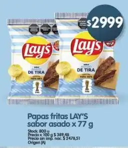 Supermercados Buenos Días Lay's papas fritas sabor asado oferta