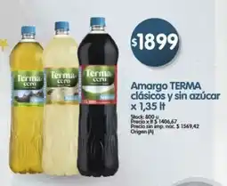 Supermercados Buenos Días Terma amargo clásicos y sin azúcar oferta