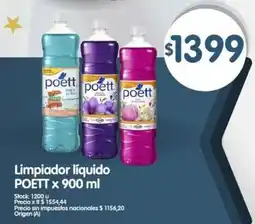 Supermercados Buenos Días Poett limpiador líquido oferta